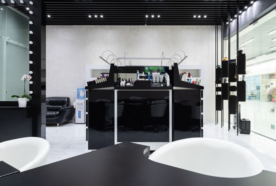 Interno elegante di un centro estetico e salone di bellezza a Napoli